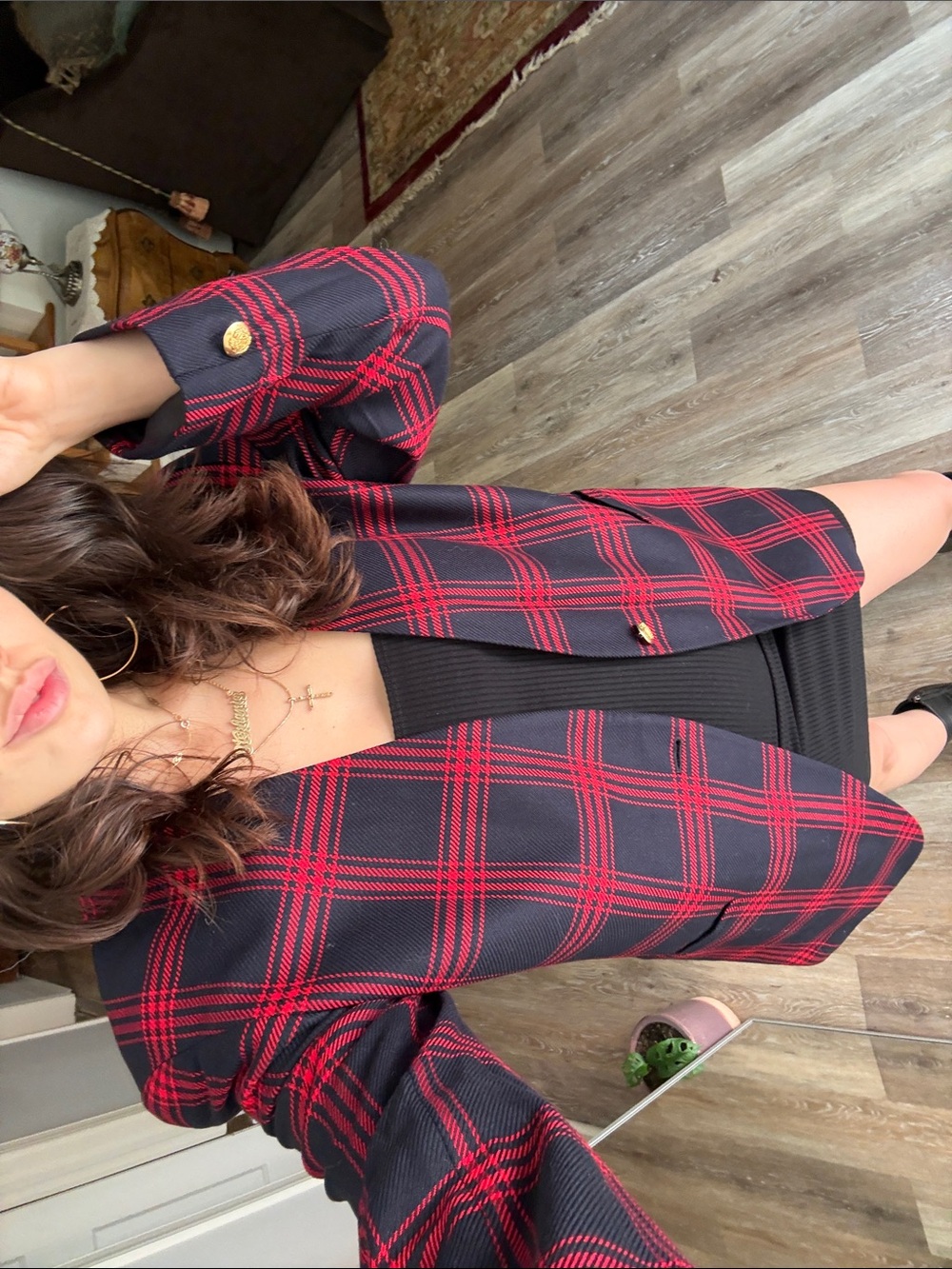 Navy & Red Vintage blazer